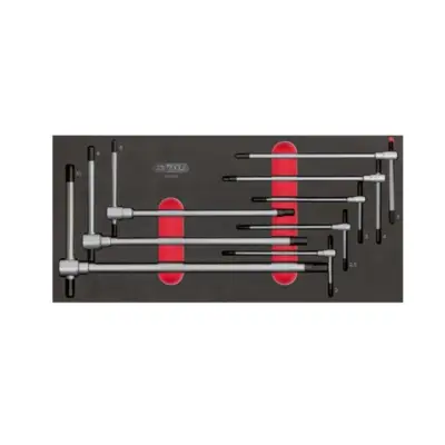 Module de clés mâles 6 pans à poignée en T KS TOOLS - 8 pièces - 713.5017 - KSTOOLS