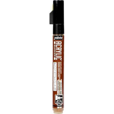 Marqueur acrylique Pointe ronde 1,2mm Sienne brûlée - PÉBÉO