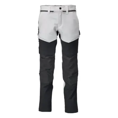 Pantalon avec poches genouillères MASCOT Ultimate - Blanc/gris - Taille 40 - Entrejambe 76 - 22379-311-0689-76C46