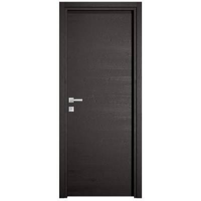 Bloc-porte isotherme BERING décor gris anthracite Hui.72 à 100 mm - 204 x 83 cm - gauche poussant - Gedimat - SOGAL