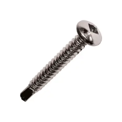Vis inox A2 autoperceuse à tête cylindrique et empreinte carrée pour alu - Ø 3.5 x 16 mm - Boite de 500 - SCELL-IT - TCQN35016