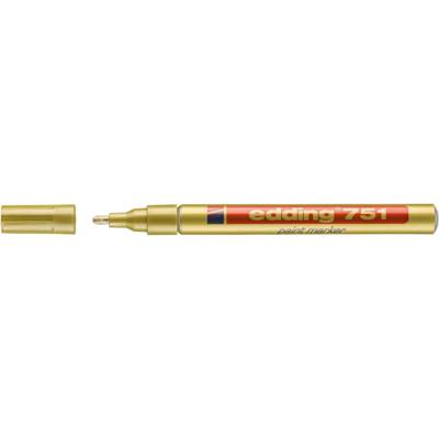 Marqueur Peinture 751 Or Pointe Ronde 1-2 mm - EDDING