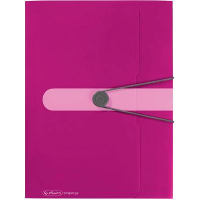 Chemise easyorga to go, A4, film PP, framboise - Herlitz