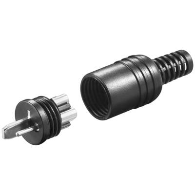 Fiche de haut-parleurs avec raccord à visser et protection anti-torsion - GOOBAY