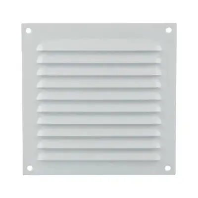 Grille à persienne 436 alu blanc 250x250 - RENSON - 8713