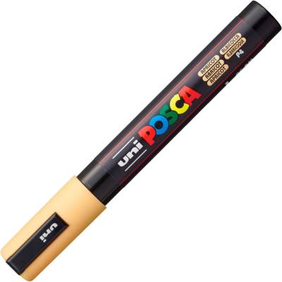Marqueur pointe conique moyenne pc5m 1,8 - 2,5mm abricot - POSCA