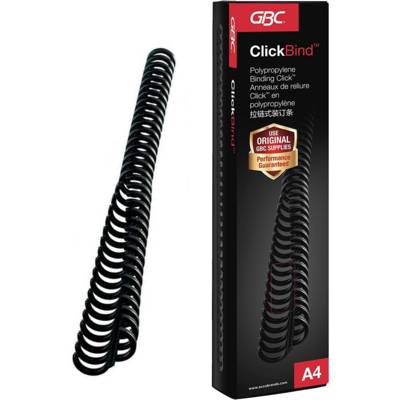 Lot de 50 Reliure ClickBind format A4 capacité 45 pages 8mm noir - GBC