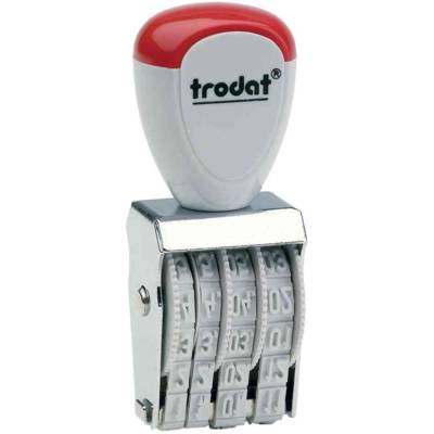 Tampon Dateur 1004 Mois en Chiffre Hauteur 3mm - TRODAT