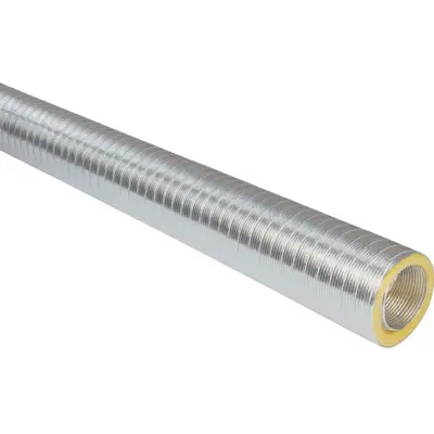 Conduit semi-rigide calorifugé - Diamètre 125 mm x 2 m - ATLANTIC - 464061