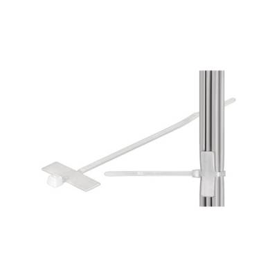 Paquet de 100 Serres-câble 100mm avec étiquette 25x8 mm - FIXPOINT