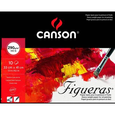 Bloc papier dessin "Figueras", 410 x 330 mm, 290 g/m2 - CANSON