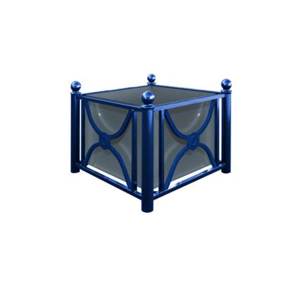 Jardinière Mansart boule 100x100 cm- Jardinière monocolore, ossature et bac coloris variable