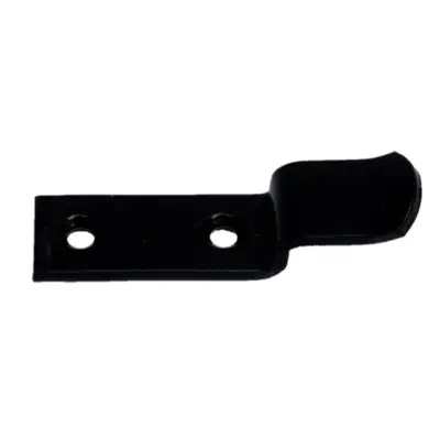 Agrafe volet nord contre-coudée déport de 9 mm TORBEL 75x18x3 - Noire - 501035 - TORBEL INDUSTRIE