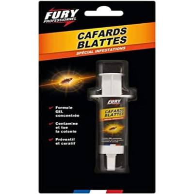 Seringue 10g Gel Anti Cafards et Blattes - FURY