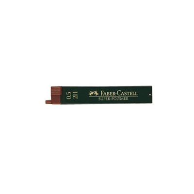Boîte de 12 mines 0,5 mm Super Polymère 9065 S 2H - Faber-Castell