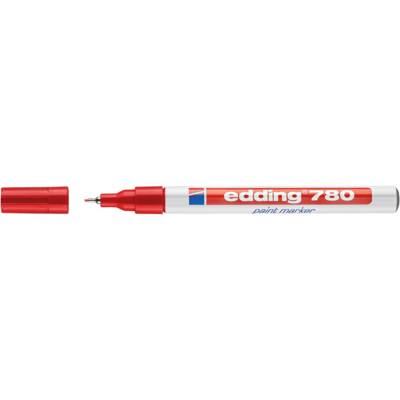 Marqueur Peinture 780 Corps Alu Pointe Fine Rouge 0,8 mm - EDDING