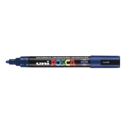 Marqueur pointe conique moyenne pc5m 1,8 - 2,5mm bleu foncé - POSCA
