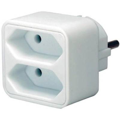 Multiprises 2x Euro Blanc - BRENNENSTUHL