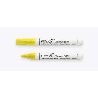 Marqueur peinture laquée jaune - PICA - 524/44