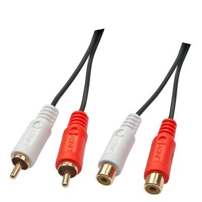 Rallonge audio Premium 2x RCA (Cinch), 2m - LINDY