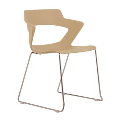 Fauteuil KAOMA coque plastique pied traineau – ArtProg
