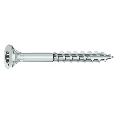 Vis Rocket tête fraisée étoile VYNEX Acier zingué 4.5x55/35 - Boite de 500 - 351400025045 - VYNEX PRO SA