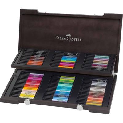 Coffret Bois 90 feutres Pitt Artist Pen - FABER-CASTELL