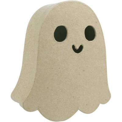 Support en papier brun mâché 4,5X9,5X10 cm, Boite fantôme S - DÉCOPATCH