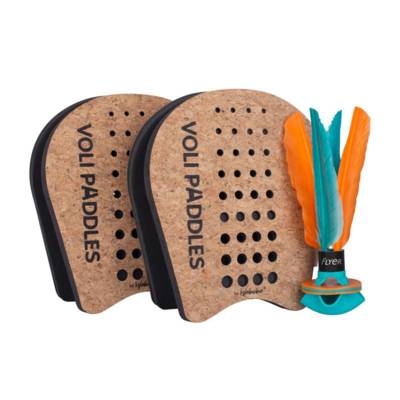 VOLI - Set de 2 Raquettes et Volant de Paddle pour Intérieur & Extérieur - WABOBA