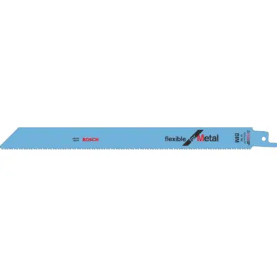 Lame de scie sabre pour Tôles épaisseur 3-8 mm Longueur 228 mm - BOSCH - 2609256707
