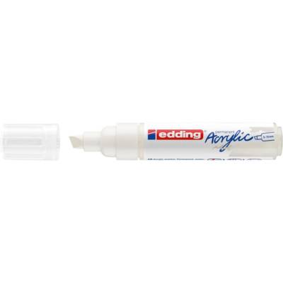 Marqueur acrylique large 5000 blanc trafic 5-10 mm - EDDING