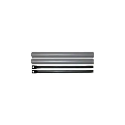 Kit de tringles et capots ISEO pour porte de 3400 mm - Gris métal - 94100307 - CAVERS ISEO