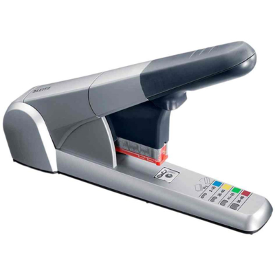 Agrafeuse gros travaux 80 feuilles, K7 d'agrafes K6-12 Argent - LEITZ