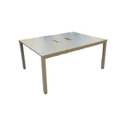 Bench de 2 120x80 blanc et top access arrondi JOBI - OCCASION - Adopte un Bureau