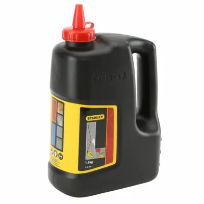 Poudre à tracer rouge biberon 1000g - 1-47-919 - STANLEY