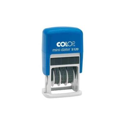 Mini dateur S120 mois en lettres, Hauteur de caractère 4mm - COLOP