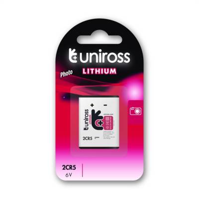 Pack de 1 Pile Lithium 2CR5, 6V - UNIROSS