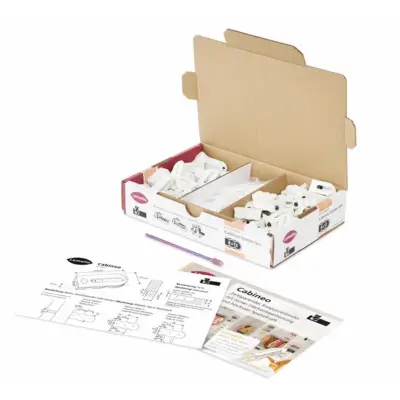 Kit de démarrage Cabineo LAMELLO - 40 pièces de 8 et pièces de 12 + capuchons de protection - 186305 - LAMELLO BELGIUM