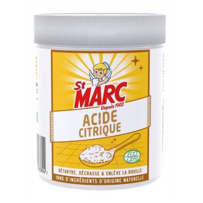 Acide Citrique Nettoyant Multi-Usage 100% d'Origine Naturelle 500 g - ST MARC