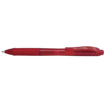 Stylo Roller Encre Gel EnerGel-X BL107 Pointe 0,7mm Rouge - PENTEL
