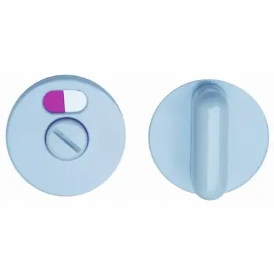 Paire rosace serrure S80 NORMBAU - WC - manhattan 67 - 358360