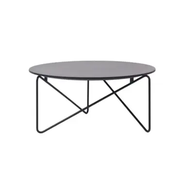 Table basse noire en bois WORA - OCCASION - Prostoria