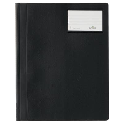 Chemise à lamelles, format A4, en PVC, noir - DURABLE
