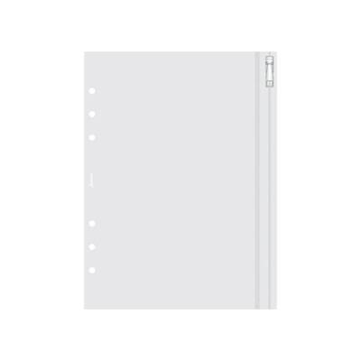 Enveloppe zippée format A5 coloris transparent - FILOFAX