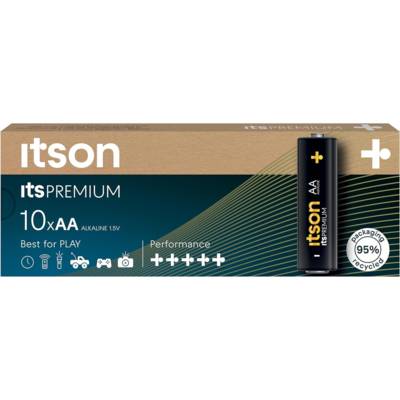 Pack de 10 Piles Alcalines LR6/AA 1,5V itsPREMIUM - ITSON