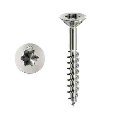 Vis à bois MUSTAD Panelvit - Torx - Ø6x140 mm - Filetage partiel fraisante - Boite de 100 - PFACXP601400C8C - MUSTAD SAS