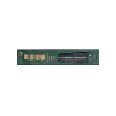 Boite de 10 mines TK 9071, noir foncé, dureté: 2H - Faber-Castell