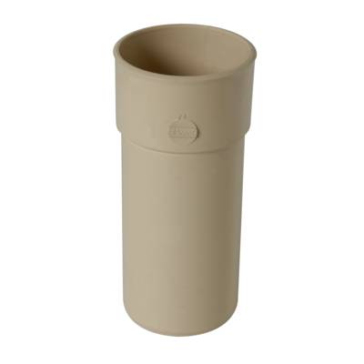 Manchette PVC mâle femelle pour tube de descente de gouttière diam.80mm coloris sable - Gedimat - NICOLL