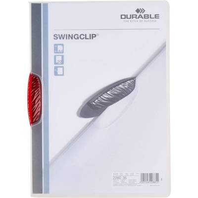 Chemise à clip SWINGCLIP, format A4, clip pourpre - DURABLE