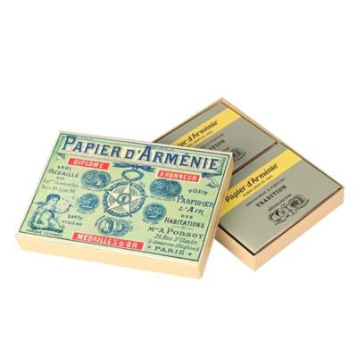 Boîte originale 1900 composée de 12 carnets parfum Tradition - PAPIER D'ARMÉNIE